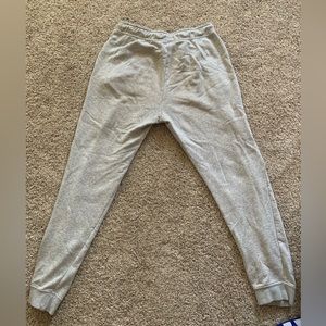 Light grey Nike sweatpants